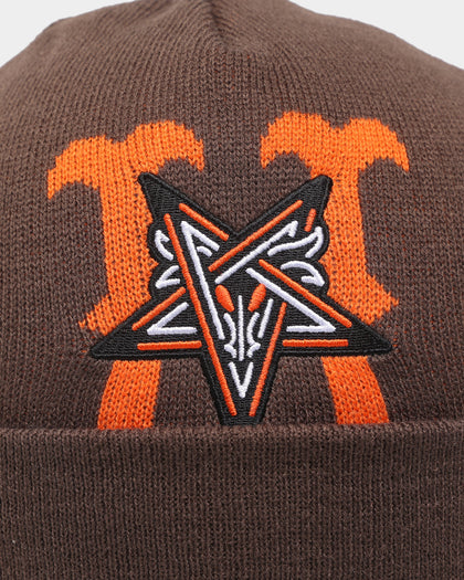 HUF X Thrasher Field Crew Beanie Chocolate