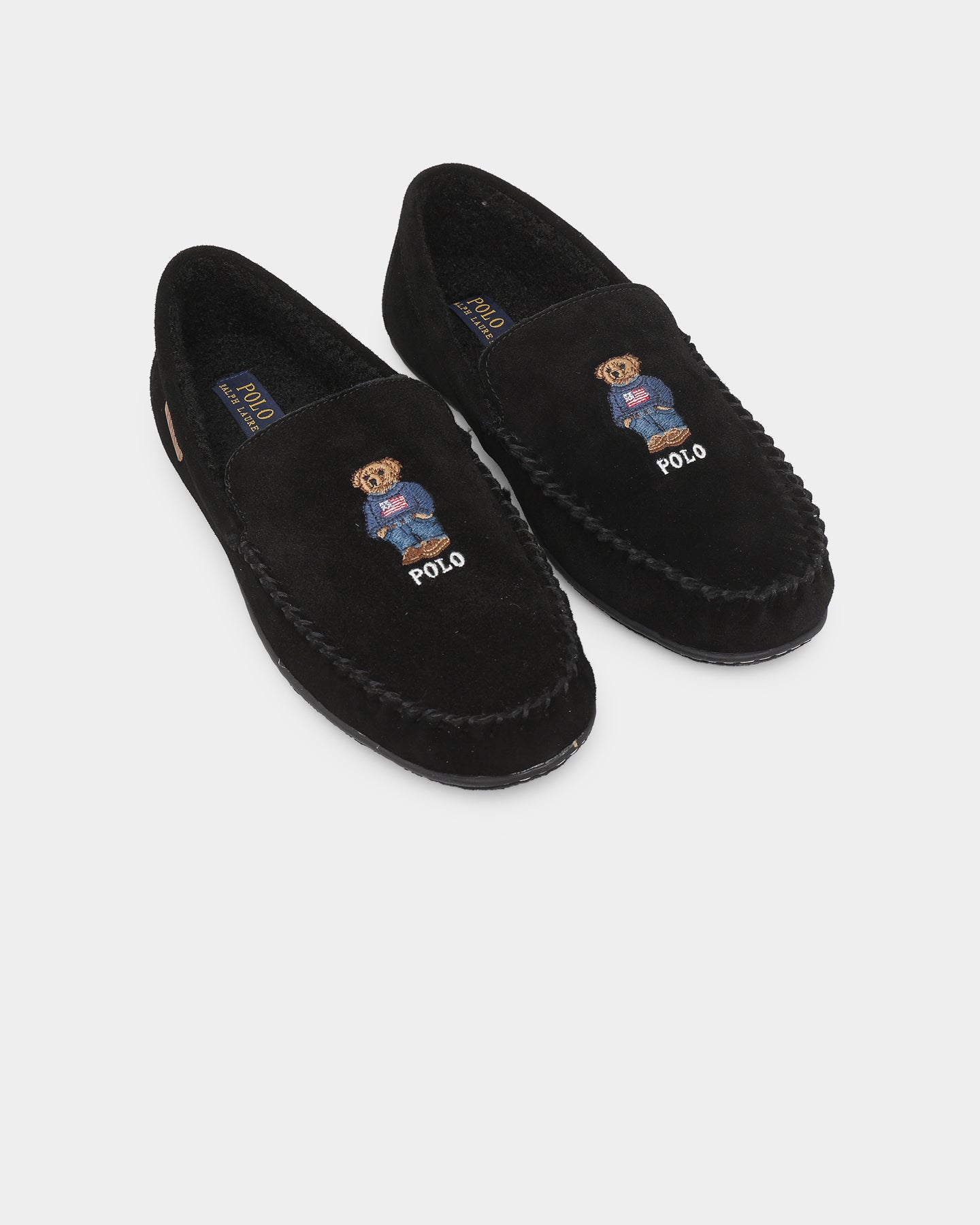 Polo Ralph Lauren Collins Bear Slipper Black | Culture Kings US