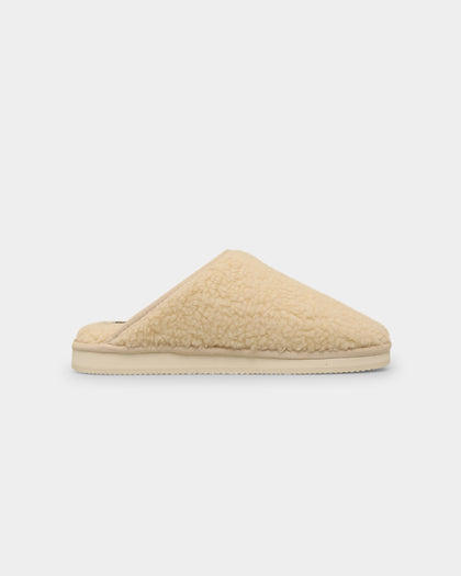 Polo Ralph Lauren Women's Kayleigh Scuff II Bear Slipper Cream