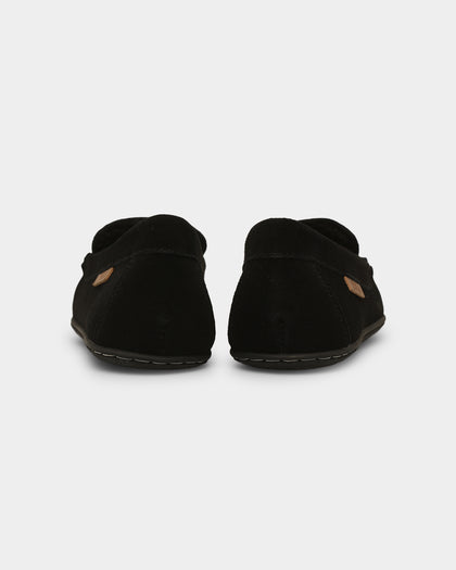 Polo Ralph Lauren Women's Collins Bear Slipper Black Suede