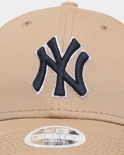 New Era Women's New York Yankees 9FORTY Casual Strapback Camel