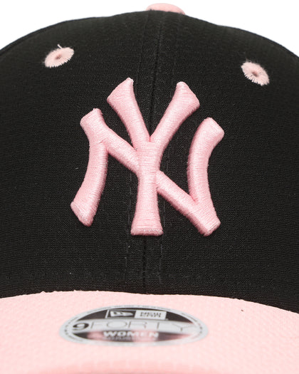 New Era Women's New York Yankees 'Black Pink' 9FORTY Casual Strapback Black/Pink