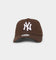 New Era Women's New York Yankees 9FORTY A-Frame Strapback Walnut
