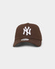 New Era Women's New York Yankees 9FORTY A-Frame Strapback Walnut