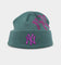 New Era New York Yankees Sunset Logo Knit Thin Beanie Green