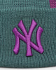 New Era New York Yankees Sunset Logo Knit Thin Beanie Green