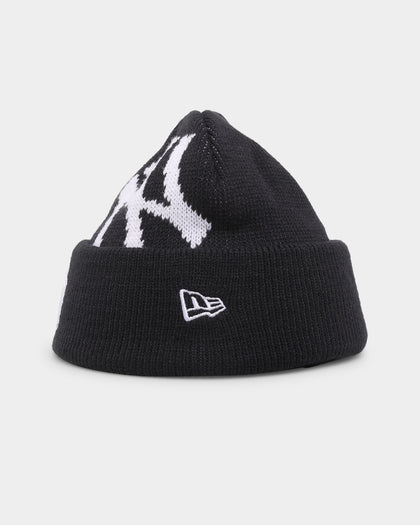 New Era New York Yankees Sunset Logo Knit Thin Beanie Original Team Colours