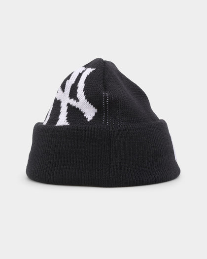 New Era New York Yankees Sunset Logo Knit Thin Beanie Original Team Colours