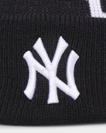 New Era New York Yankees Sunset Logo Knit Thin Beanie Original Team Colours