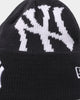 New Era New York Yankees Sunset Logo Knit Thin Beanie Original Team Colours