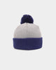 New Era Los Angeles Dodgers Pom Beanie Dark Royal