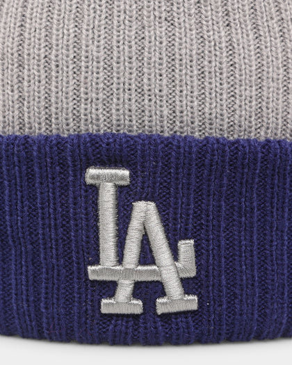 New Era Los Angeles Dodgers Pom Beanie Dark Royal