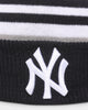 New Era New York Yankees Stripe Cuff Knit Medium Beanie Original Team Colours