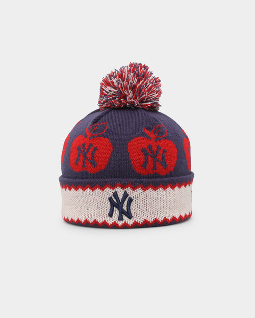 New Era New York Yankees Big Apple Knit Medium Beanie Scarlet