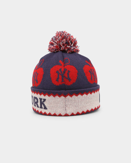 New Era New York Yankees Big Apple Knit Medium Beanie Scarlet