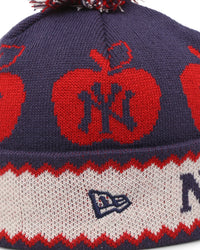 New Era New York Yankees Big Apple Knit Medium Beanie Scarlet