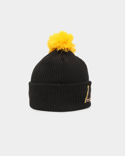 New Era Los Angeles Lakers Pom Beanie Original Team Colours