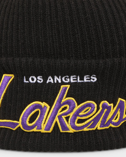 New Era Los Angeles Lakers Pom Beanie Original Team Colours