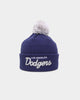 New Era Los Angeles Dodgers Pom Beanie Original Team Colours