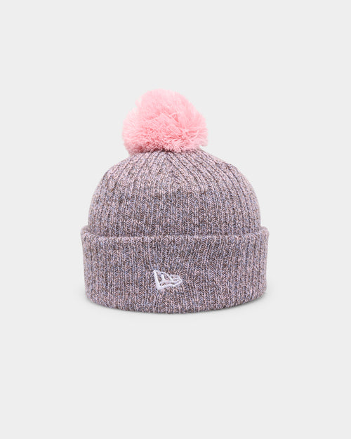 New Era Los Angeles Dodgers Medium Knit Pom Pom Beanie Pink/Blue