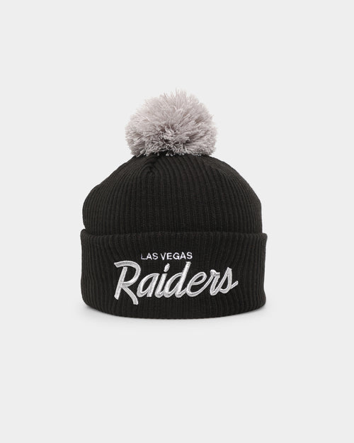 New Era Las Vegas Raiders Pom Beanie Original Team Colours