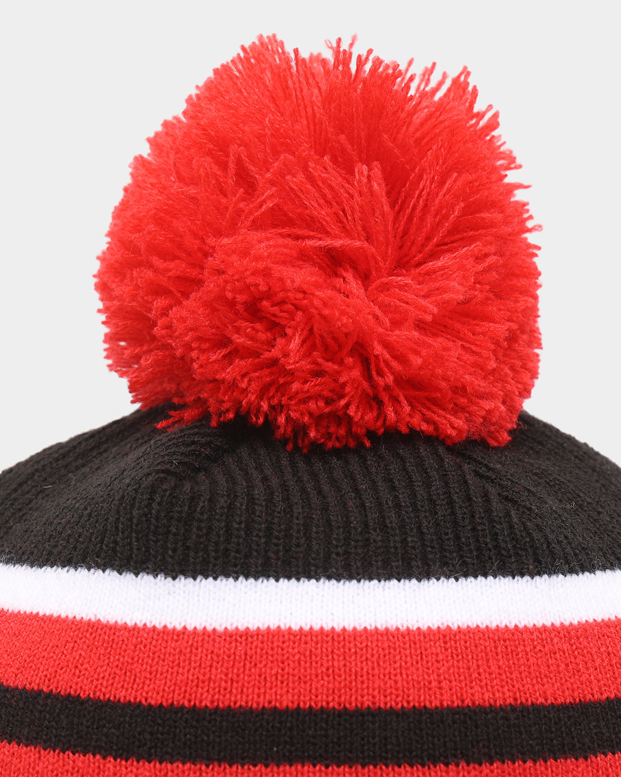 47 Chicago Bulls Bonnet en tricot à revers Rouge/noir Taille unique, Rouge/noir, Taille unique