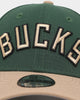 New Era Kids' Milwaukee Bucks Team Wordmark 9FORTY Strapback Original Team Colours