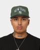 New Era New York Yankees 'Stencil Script' Golfer Snapback Cilantro Green/Black