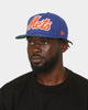New Era New York Mets Script Appliqué Golfer Snapback Original Team Colours