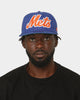 New Era New York Mets Script Appliqué Golfer Snapback Original Team Colours