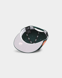 New Era New York Mets 'Big Apple' Old Golfer Snapback Dark Green/Orange