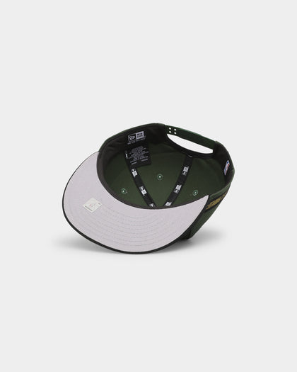 New Era Los Angeles Lakers 'Stencil Script' Golfer Snapback Cilantro Green/Black