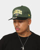 New Era Los Angeles Lakers 'Stencil Script' Golfer Snapback Cilantro Green/Black