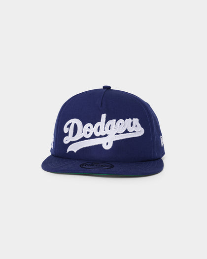 New Era Los Angeles Dodgers Script Appliqué Golfer Snapback Original Team Colours