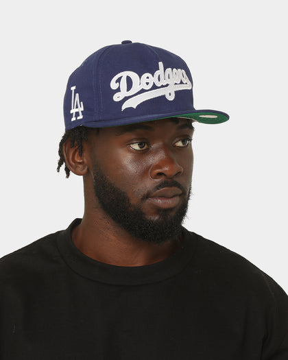 New Era Los Angeles Dodgers Script Appliqué Golfer Snapback Original Team Colours