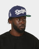 New Era Los Angeles Dodgers Script Appliqué Golfer Snapback Original Team Colours