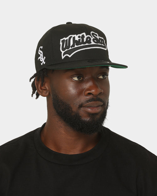 New Era Chicago White Sox Script Appliqué Golfer Snapback Original Team Colours