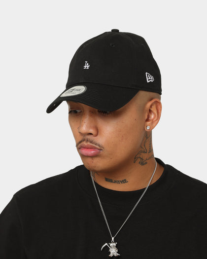 New Era Los Angeles Dodgers 'Black Micro' Casual Classic Strapback Black/White
