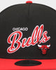 New Era Chicago Bulls Team Script 9FIFTY A-Frame Snapback Original Team Colours