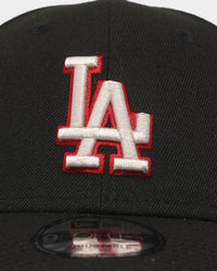 New Era Los Angeles Dodgers 9FORTY Snapback Black/Scarlet