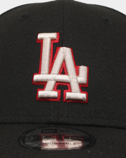 New Era Los Angeles Dodgers 9FORTY Snapback Black/Scarlet