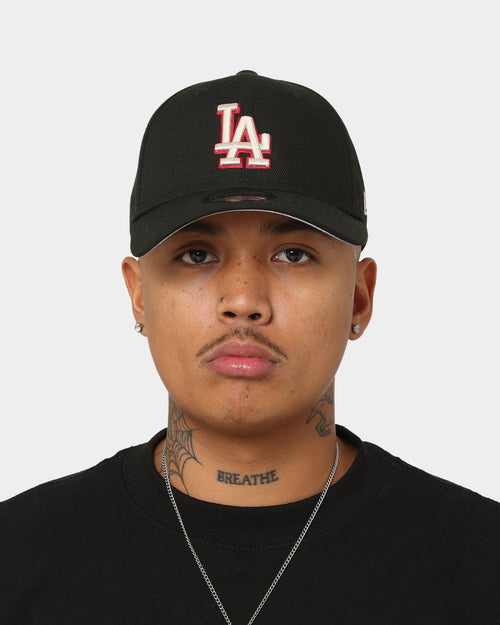 New Era Los Angeles Dodgers 9FORTY Snapback Black/Scarlet