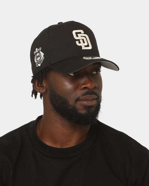 New Era San Diego Padres 'Black Ivory Patch' 9FORTY K-Frame Snapback Black/Ivory
