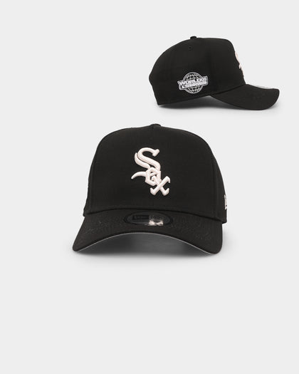 New Era Chicago White Sox 'Black Ivory Patch' 9FORTY K-Frame Snapback Black/Ivory