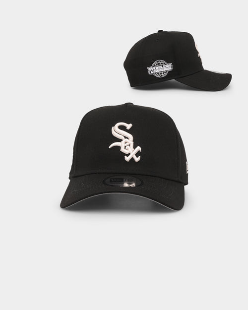 New Era Chicago White Sox 'Black Ivory Patch' 9FORTY K-Frame Snapback Black/Ivory