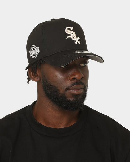 New Era Chicago White Sox 'Black Ivory Patch' 9FORTY K-Frame Snapback Black/Ivory