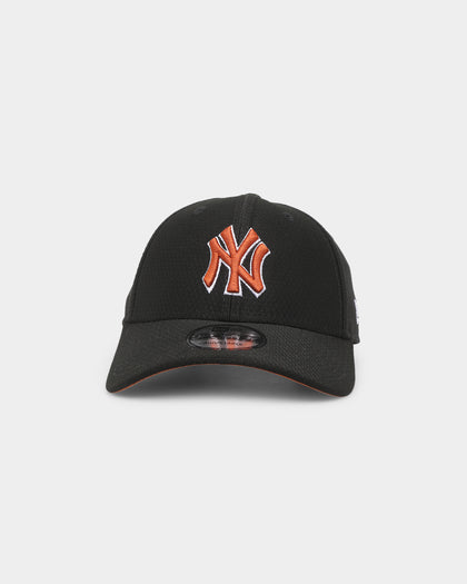 New Era New York Yankees Seasonal Hex 9FORTY Casual Strapback Black/Orange