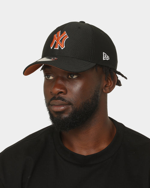 New Era New York Yankees Seasonal Hex 9FORTY Casual Strapback Black/Orange