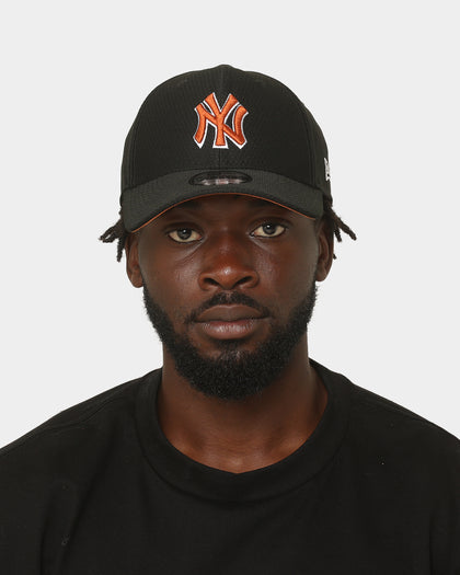 New Era New York Yankees Seasonal Hex 9FORTY Casual Strapback Black/Orange