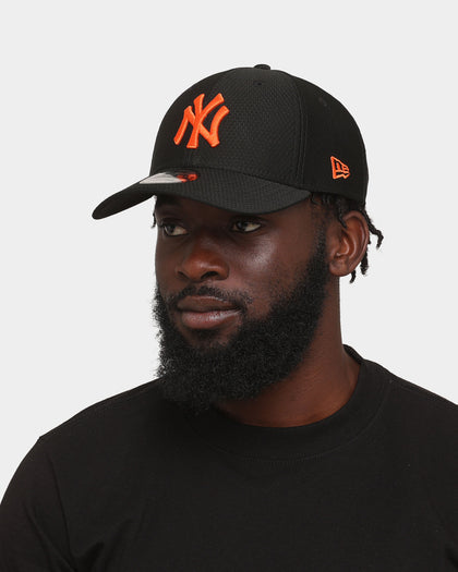 New Era New York Yankees 'Hex' 9FORTY Strapback Black/Orange